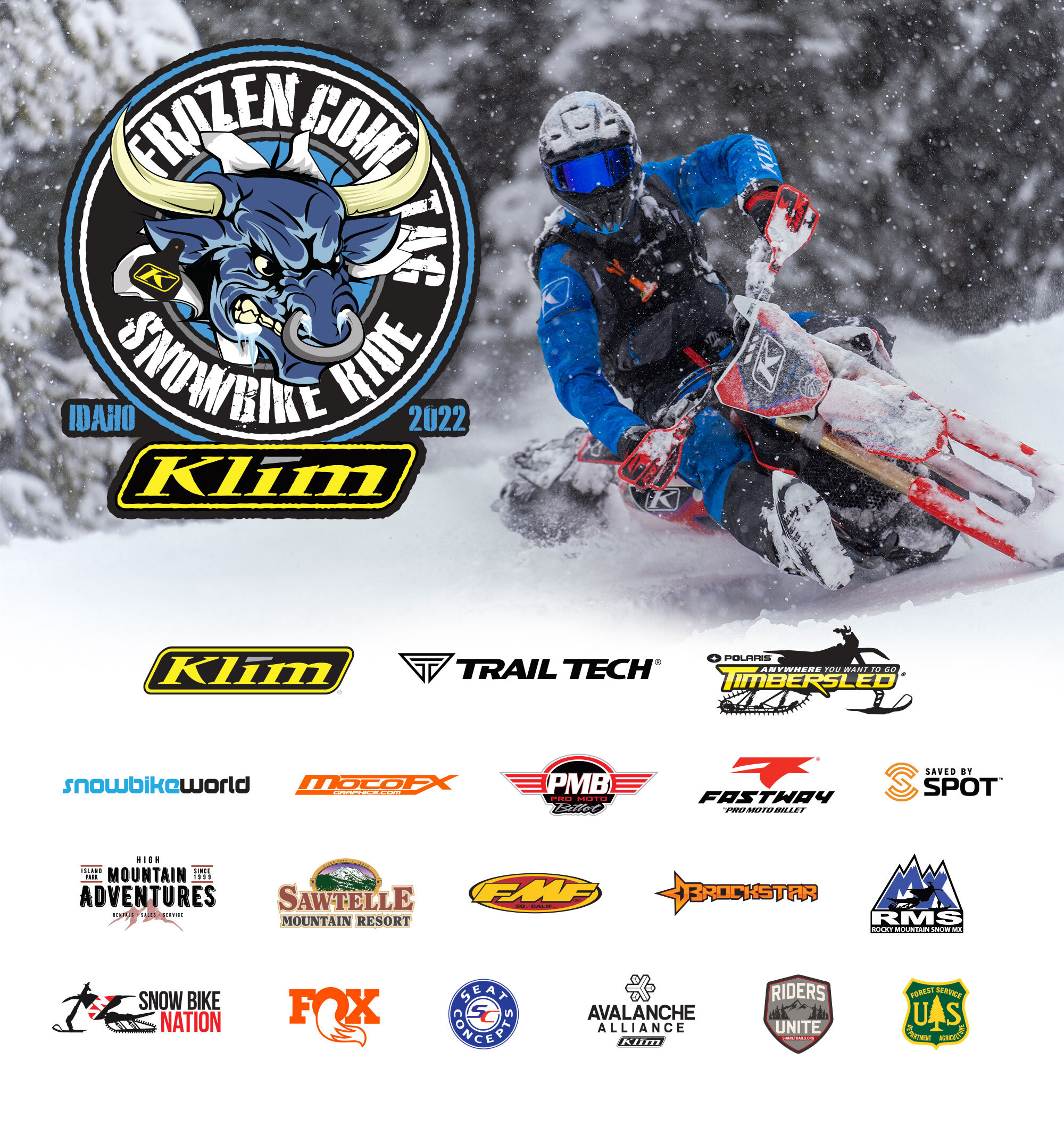 2022 KLIM Frozen Cow Tag Snow Bike Ride 2022 KLIM Frozen Cow Tag Snow Bike Ride